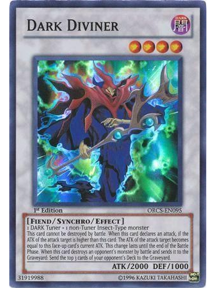 Dark Diviner - ORCS-EN095 - Super Rare 1st Edition 1