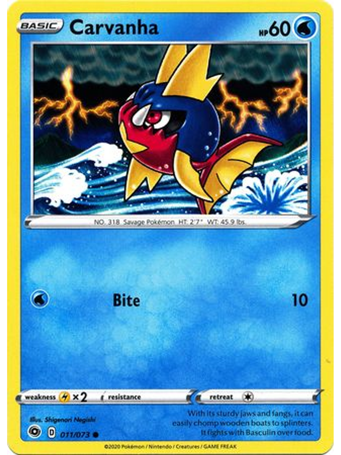 Carvanha - 011/073 - Common 1