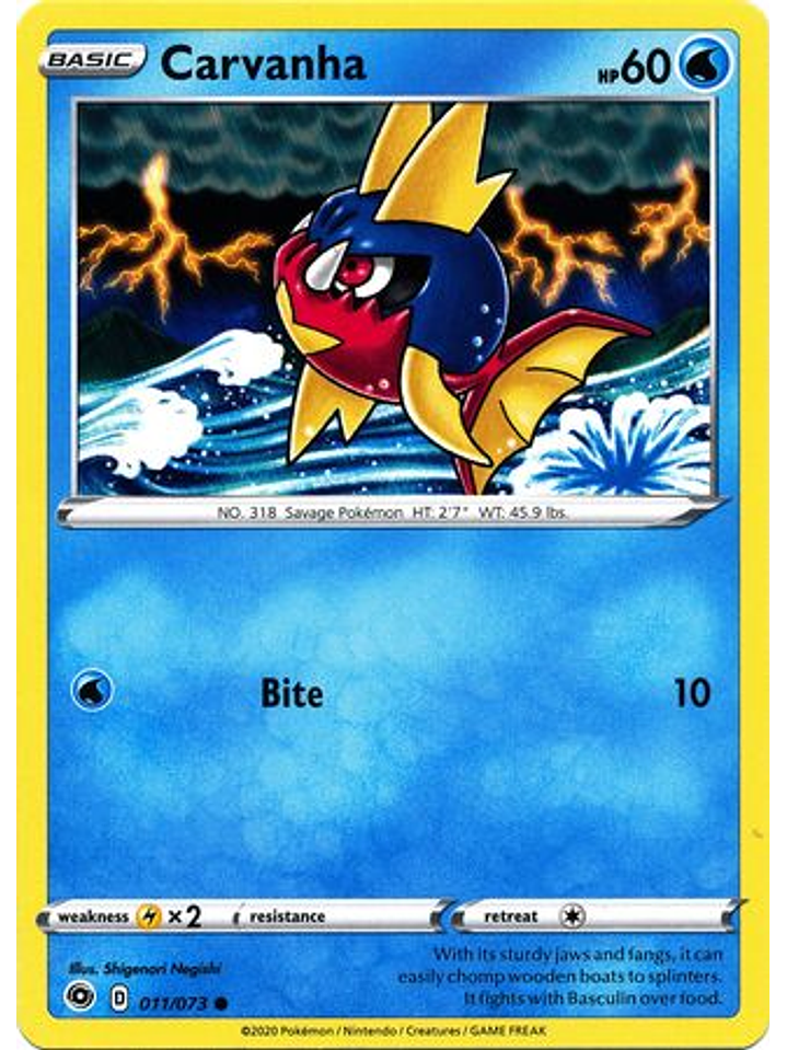 Carvanha - 011/073 - Common 1