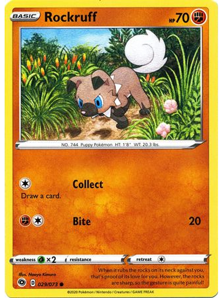 Rockruff - 029/073 - Common 1