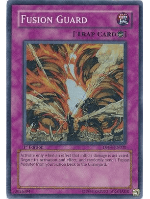 Fusion Guard - DP04-EN030 - Super Rare 1st Edition