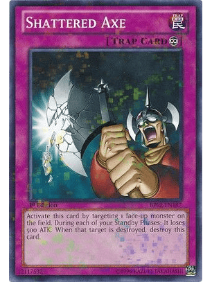 Shattered Axe - BP02-EN187 - Mosaic Rare 1st Edition