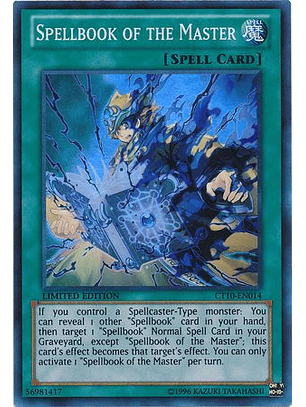 Spellbook of the Master - CT10-EN014 - Super Rare