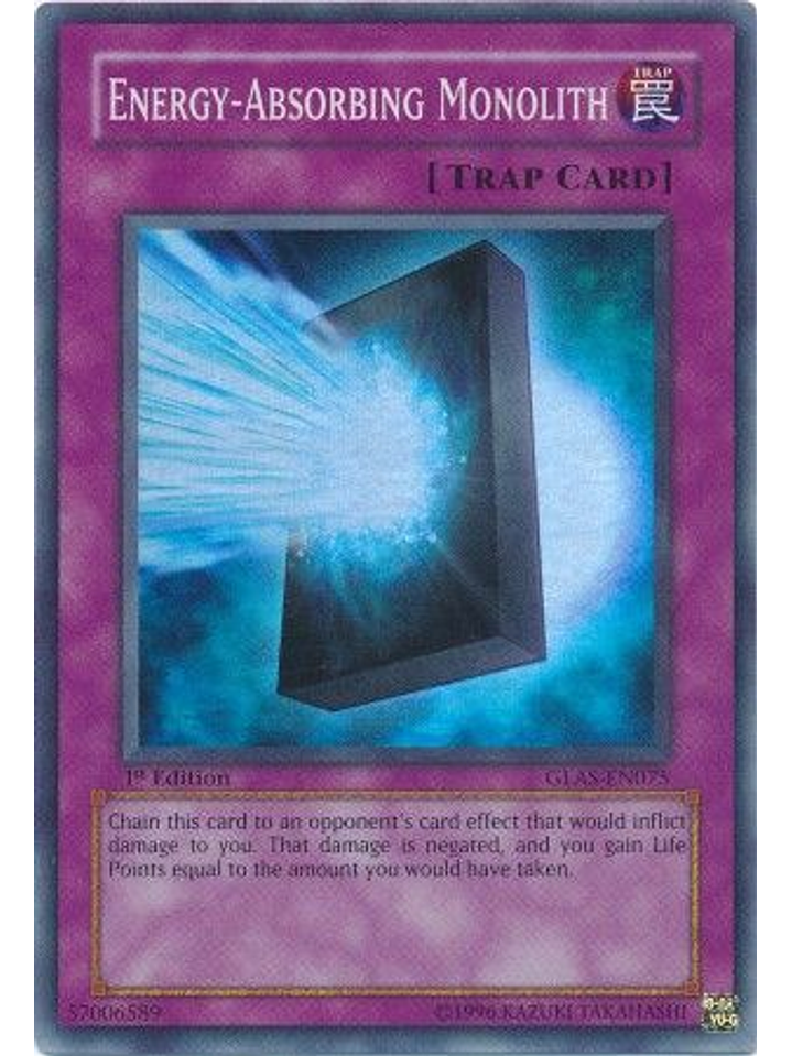 Energy-Absorbing Monolith - GLAS-EN075 - Super Rare 1st Edition 1