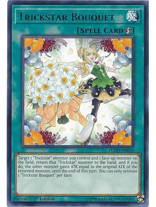 Trickstar Bouquet - FLOD-EN055 - Rare 1st Edition