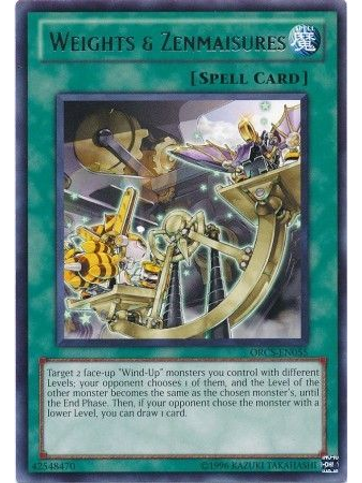 Weights & Zenmaisures - ORCS-EN055 - Rare Unlimited 1