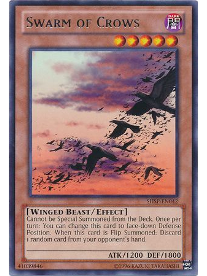 Swarm of Crows - SHSP-EN042 - Rare Unlimited 1