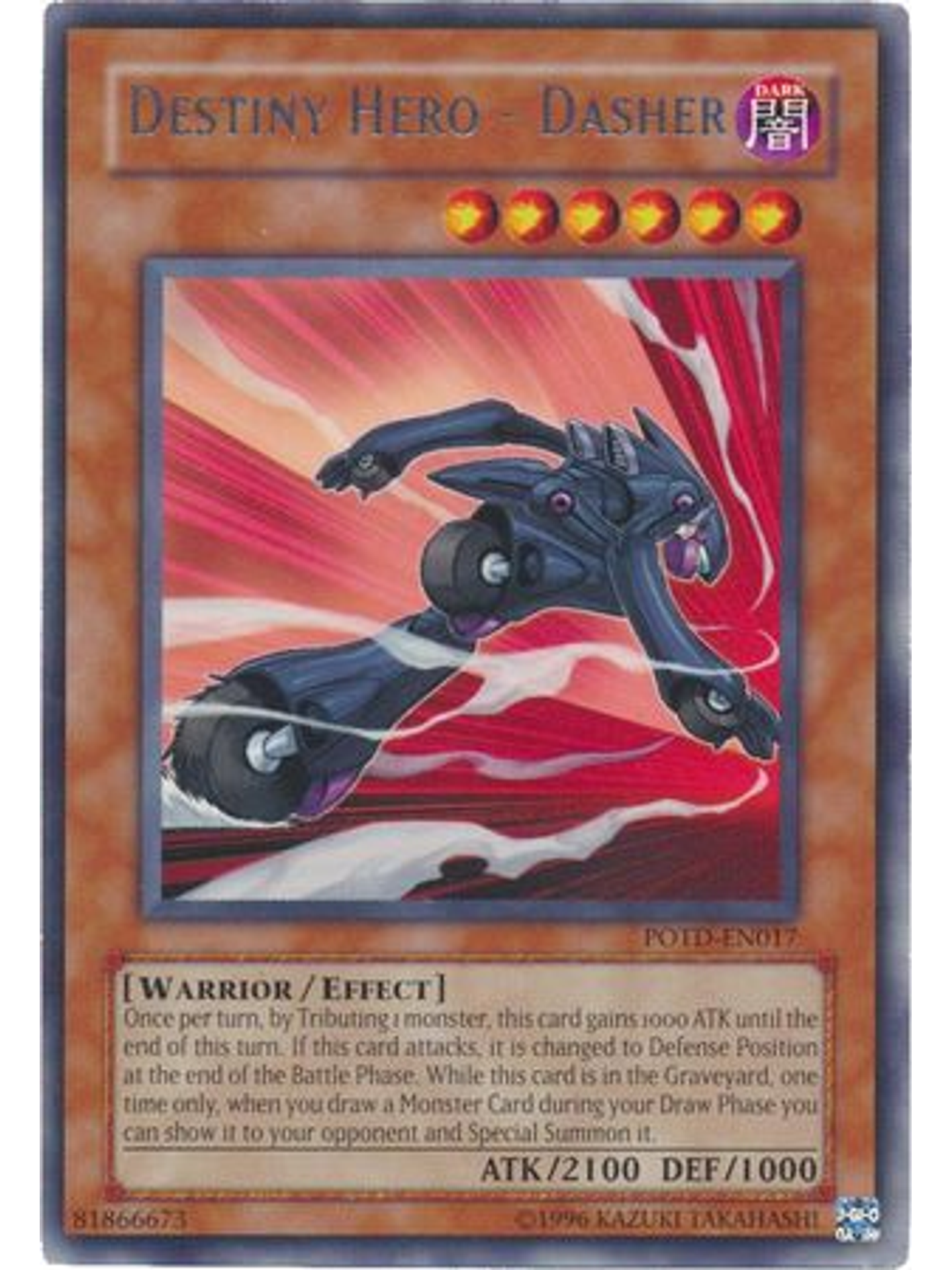 Destiny Hero - Dasher - POTD-EN017 - Rare Unlimited 1