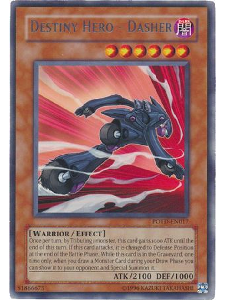 Destiny Hero - Dasher - POTD-EN017 - Rare Unlimited 1