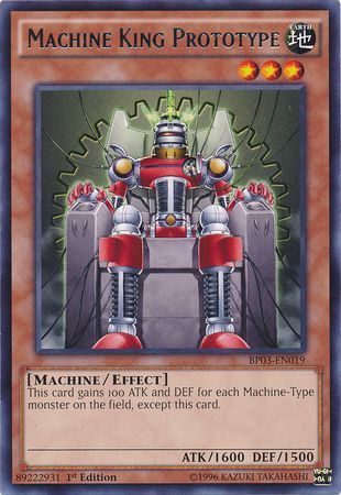 Machine King Prototype - BP03-EN019 - Rare 1st Edition