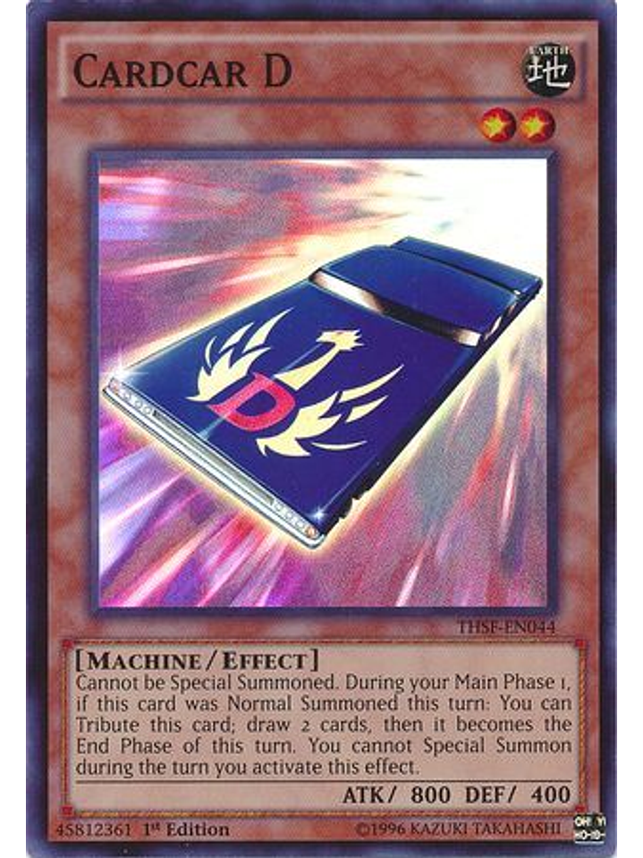 Cardcar D - THSF-EN044 - Super Rare 1st Edition 1