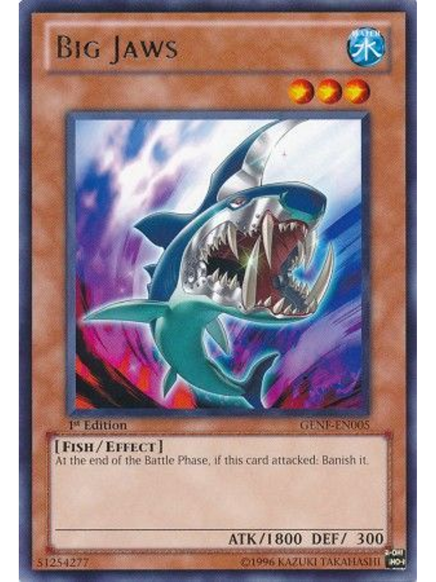 Big Jaws - GENF-EN005 - Rare 1st Edition 1