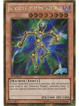 Gimmick Puppet Magnet Doll - PGLD-EN002 - Gold Secret Rare 1st Edition