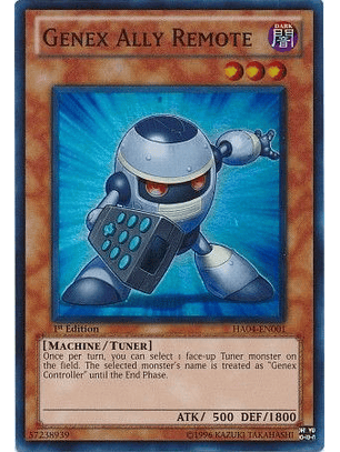 Genex Ally Remote - HA04-EN001 - Super Rare 1st Edition