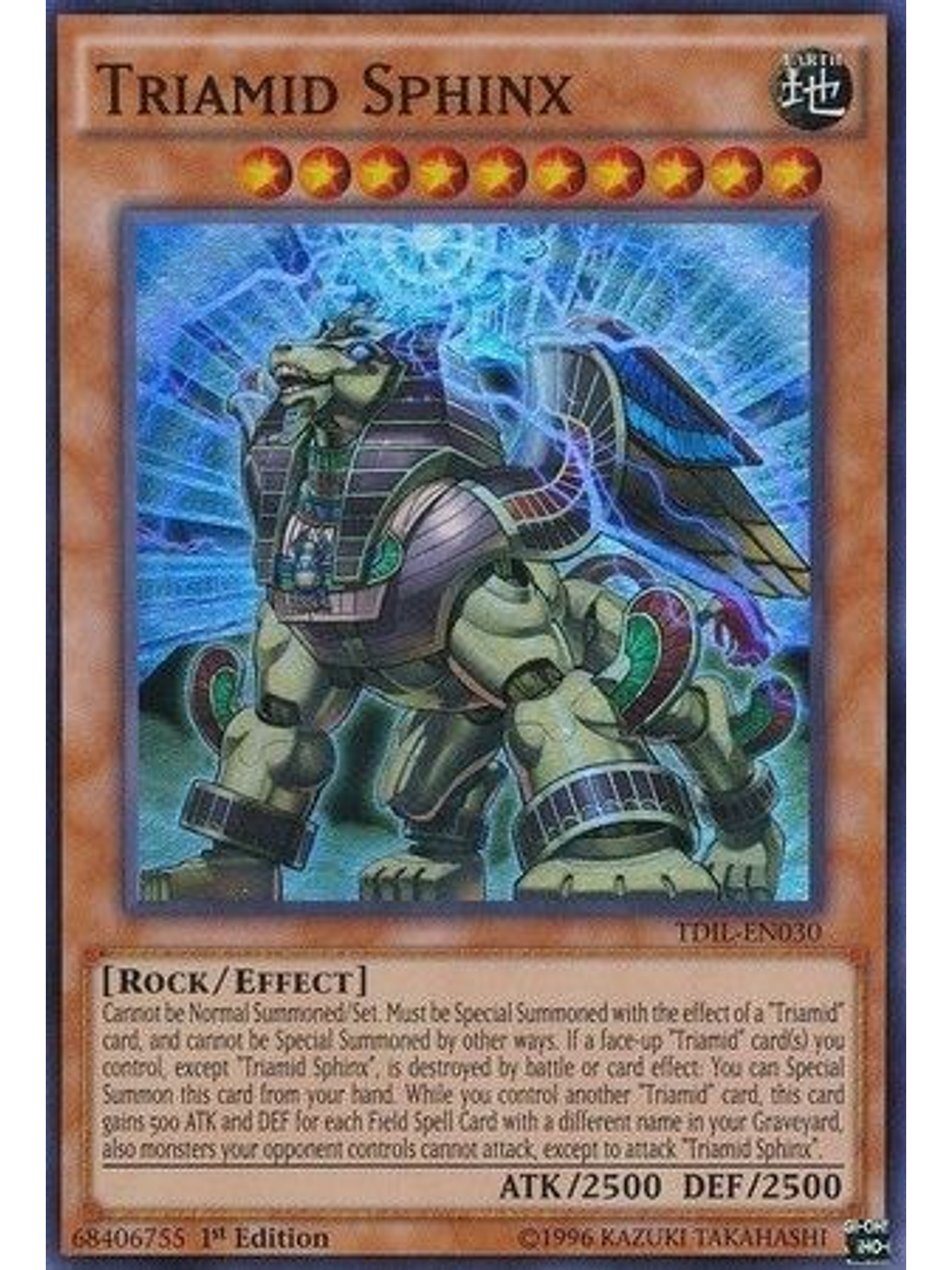Triamid Sphinx - TDIL-EN030 - Super Rare 1st Edition 1