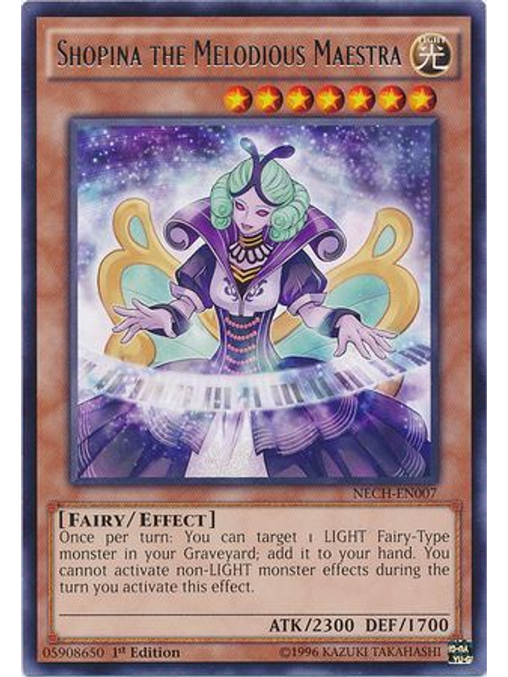 Shopina the Melodious Maestra - NECH-EN007 - Rare 1st Edition 1