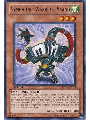 Symphonic Warrior Piaano - STOR-EN035 - Rare 1st Edition