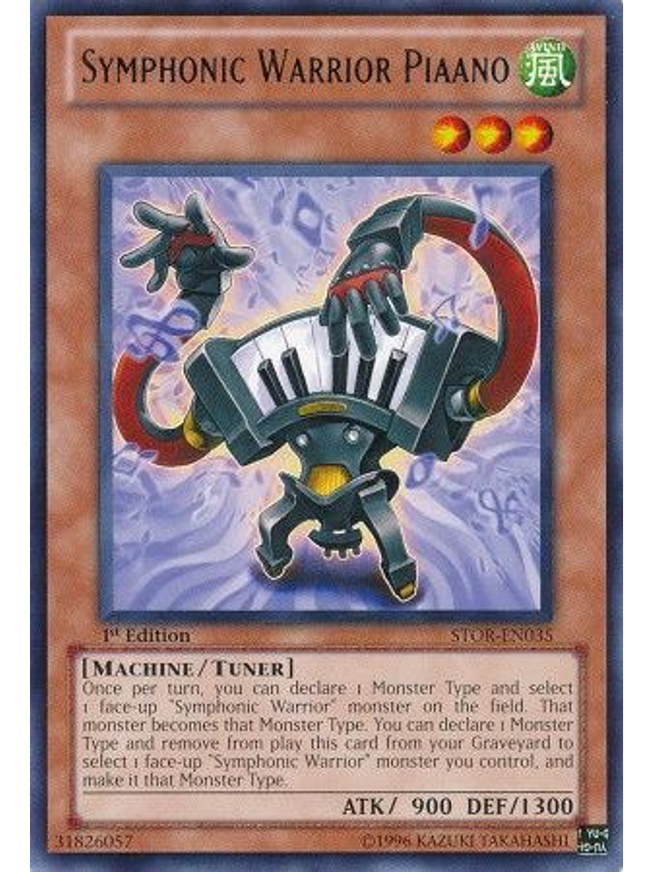 Symphonic Warrior Piaano - STOR-EN035 - Rare 1st Edition 1