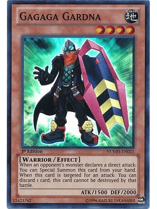 Gagaga Gardna - NUMH-EN021 - Super Rare 1st Edition