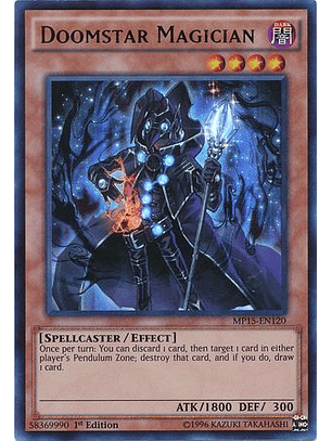 Doomstar Magician - MP15-EN120 - Ultra Rare 1st Edition