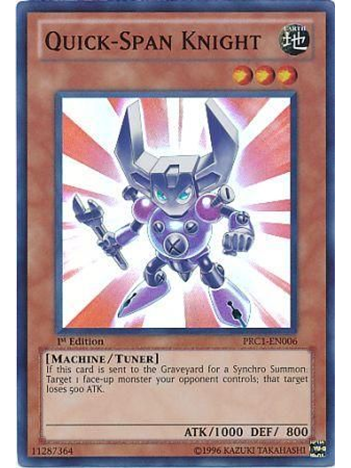 Quick-Span Knight - PRC1-EN006 - Super Rare 1