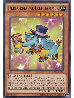 Performapal Elephammer - CROS-EN002 - Rare Unlimited