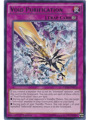 Void Purification - CROS-EN073 - Rare 1st Edition
