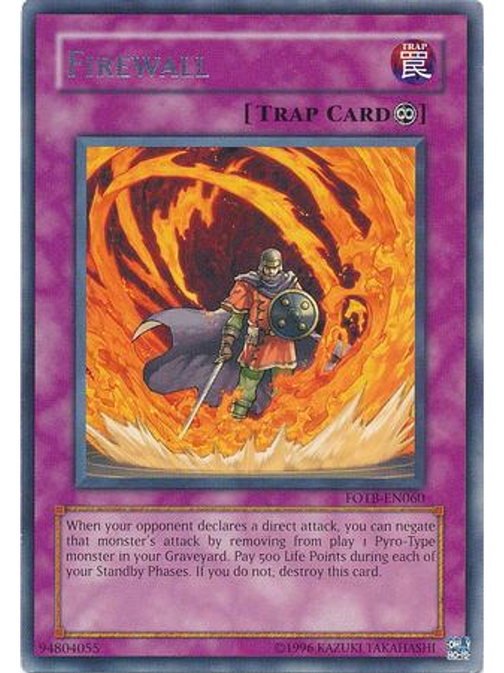 Firewall - FOTB-EN060 - Rare Unlimited 1