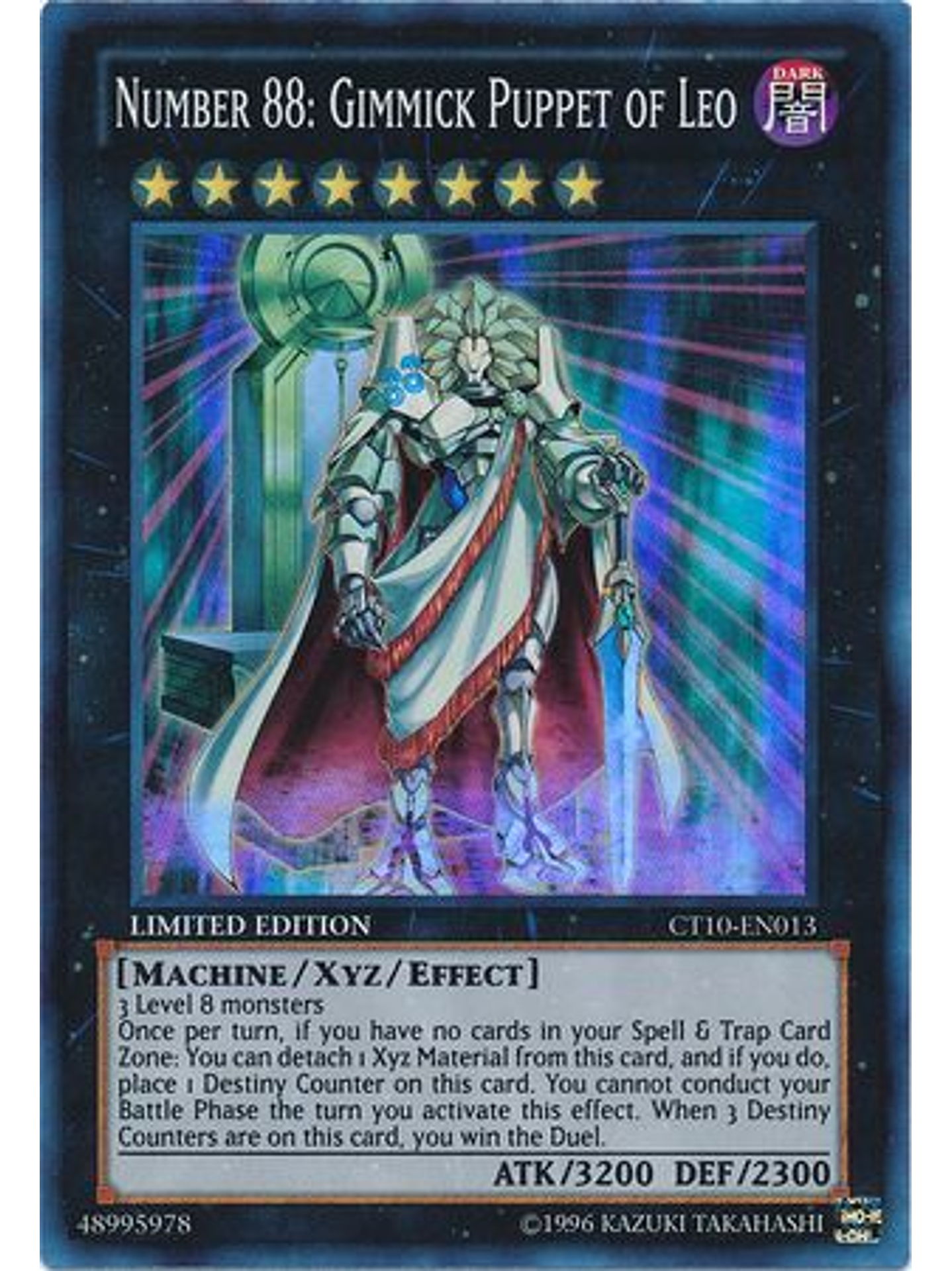 Number 88: Gimmick Puppet of Leo - CT10-EN013 - Super Rare 1