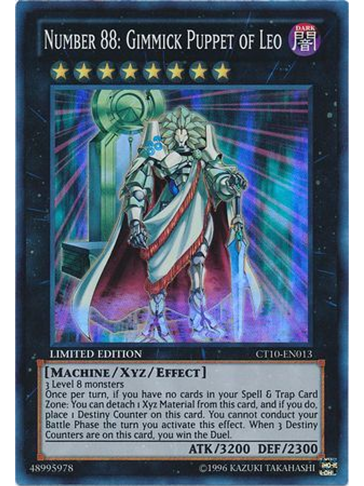 Number 88: Gimmick Puppet of Leo - CT10-EN013 - Super Rare 1