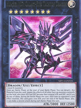 Number 107: Galaxy-Eyes Tachyon Dragon - MP14-EN024 - Ultra Rare 1st Edition