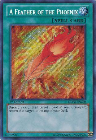 A Feather of the Phoenix - LCYW-EN280 - Secret Rare 1st Edition