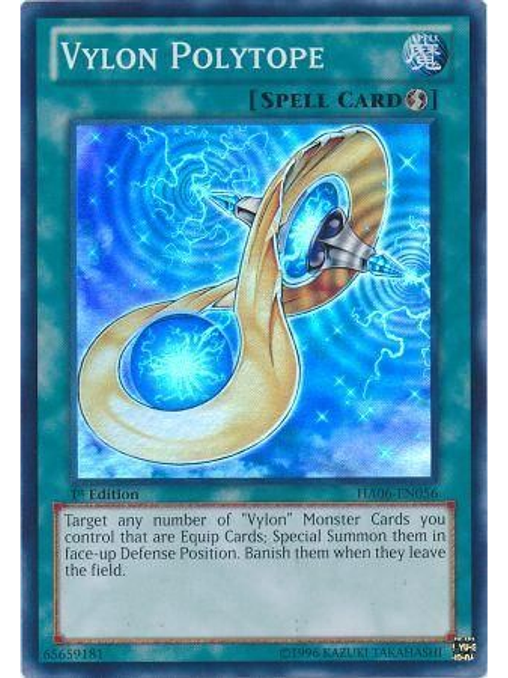 Vylon Polytope - HA06-EN056 - Super Rare 1st Edition 1
