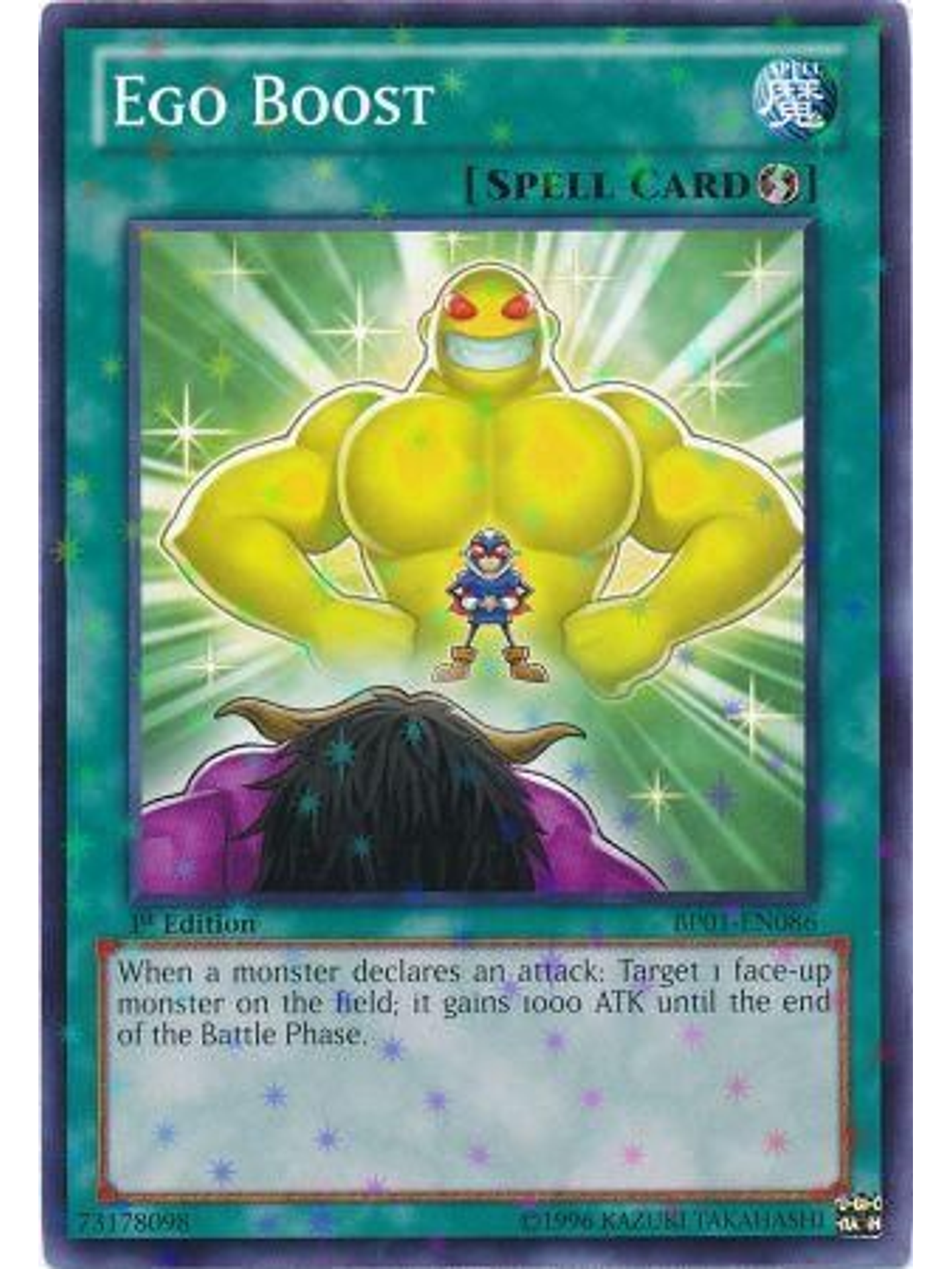 Ego Boost - BP01-EN086 - Starfoil Rare 1st Edition 1