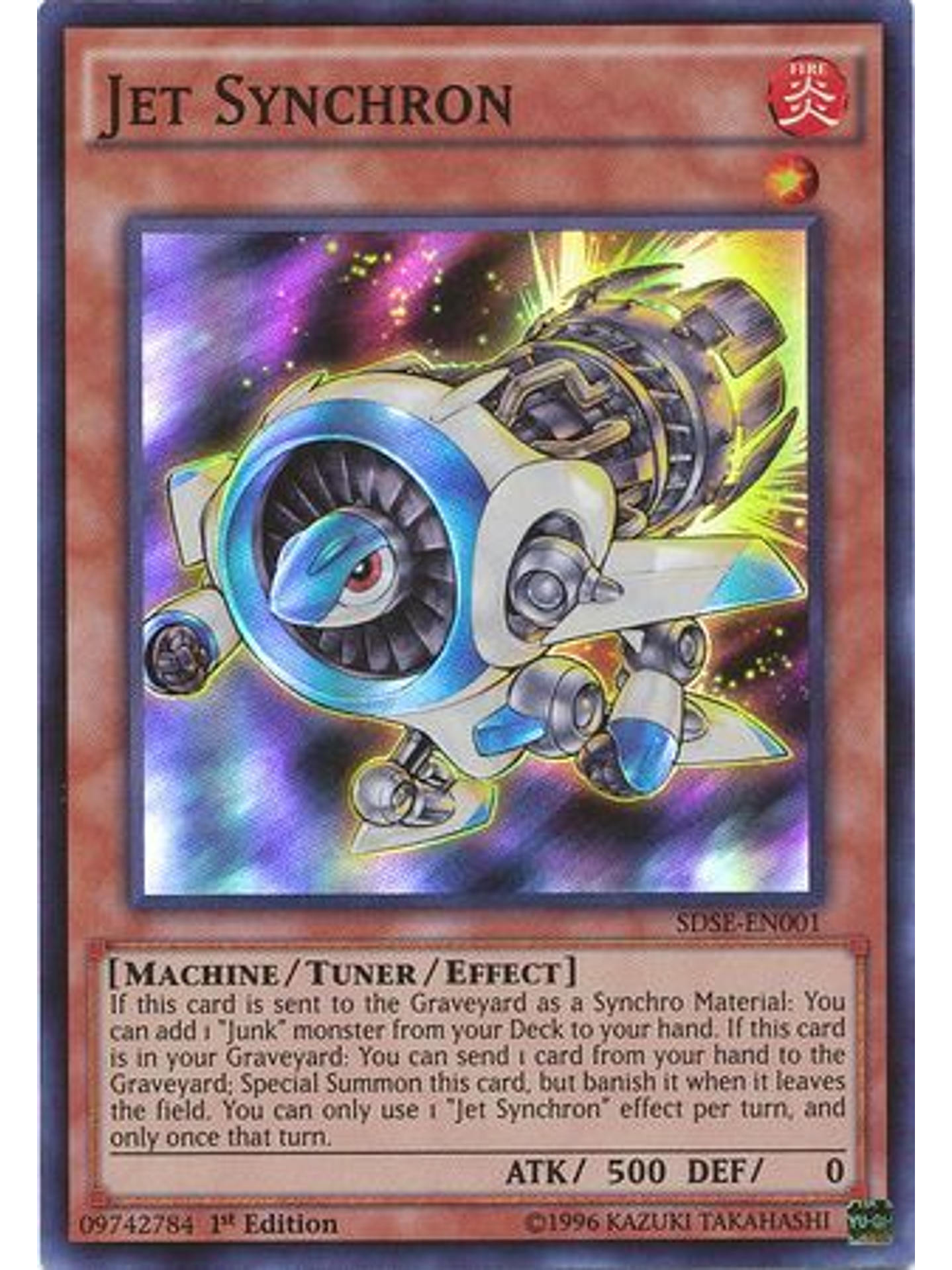 Jet Synchron - SDSE-EN001 - Super Rare 1st Edition 1