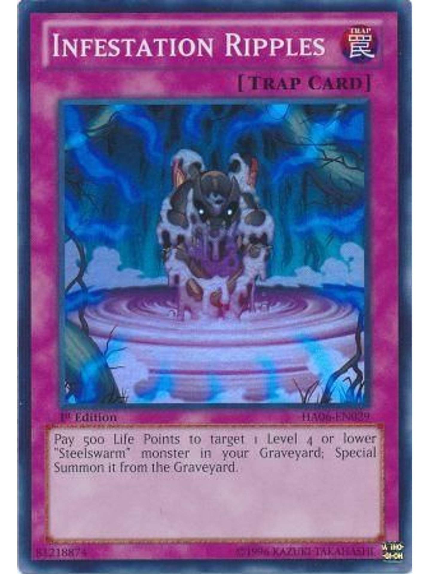 Infestation Ripples - HA06-EN029 - Super Rare 1st Edition 1