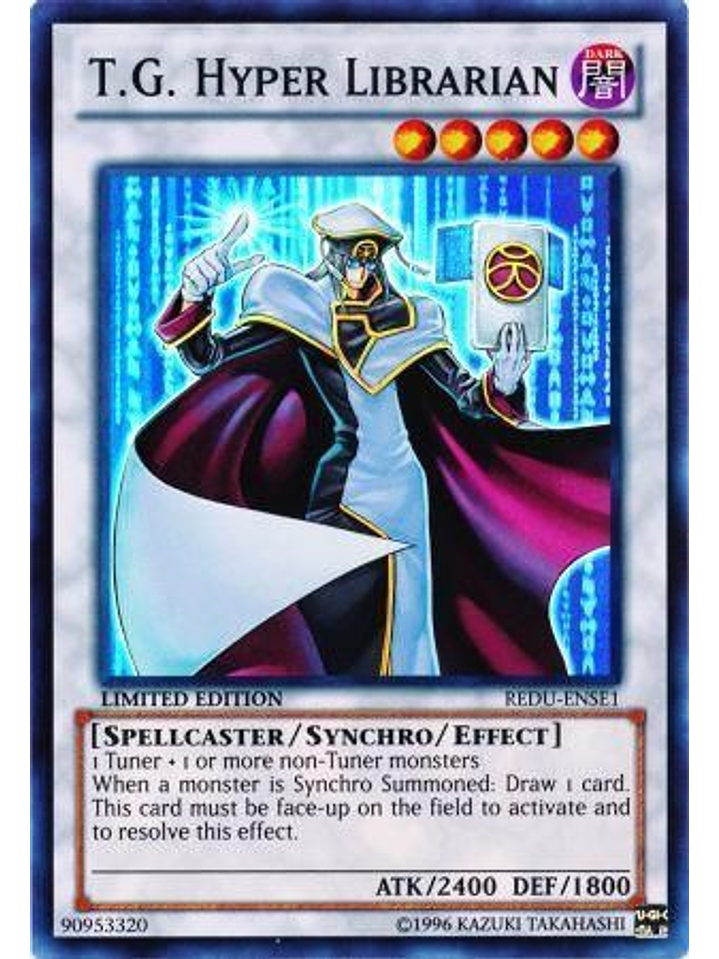 T.G. Hyper Librarian - REDU-ENSE1 - Super Rare 1