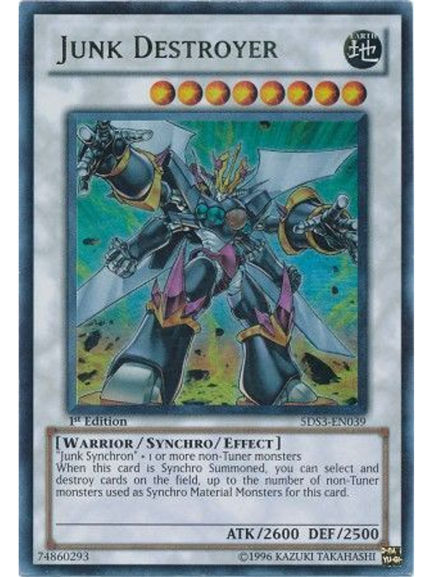 Junk Destroyer - 5DS3-EN039 - Ultra Rare 1st Edition 1