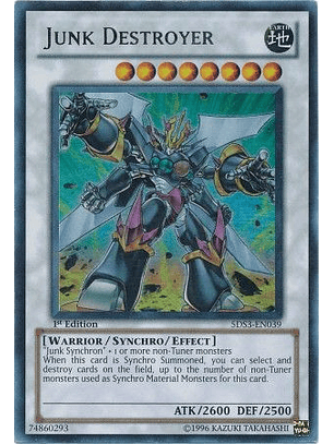 Junk Destroyer - 5DS3-EN039 - Ultra Rare 1st Edition