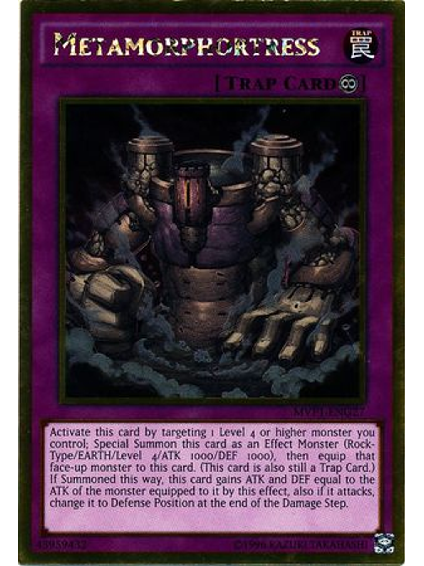 Metamorphortress - MVP1-ENG27 - Gold Rare Unlimited 1