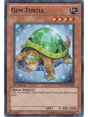 Gem-Turtle - PHSW-EN093 - Super Rare 1st Edition