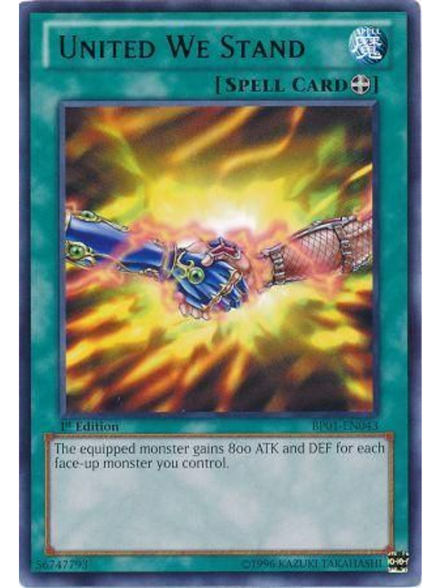 United We Stand - BP01-EN043 - Rare 1st Edition 1