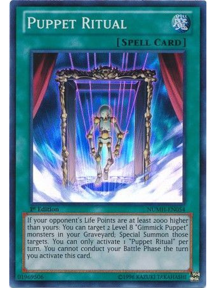 Puppet Ritual - NUMH-EN054 - Super Rare 1st Edition 1