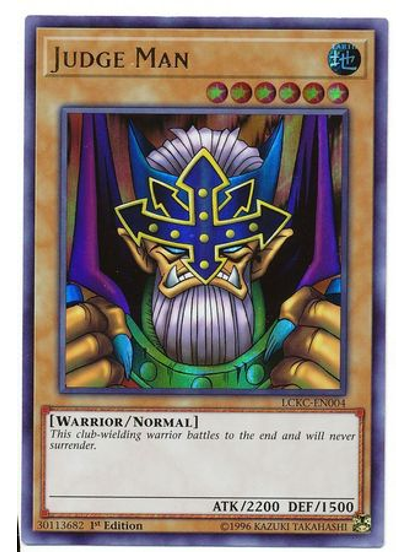 Judge Man - LCKC-EN004 - Ultra Rare 1st Edition 1