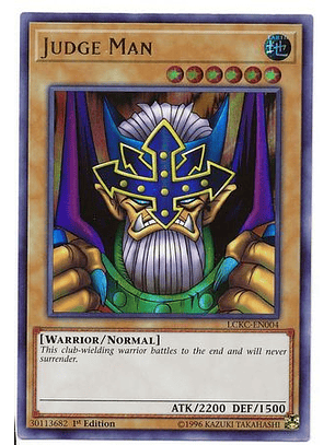 Judge Man - LCKC-EN004 - Ultra Rare 1st Edition