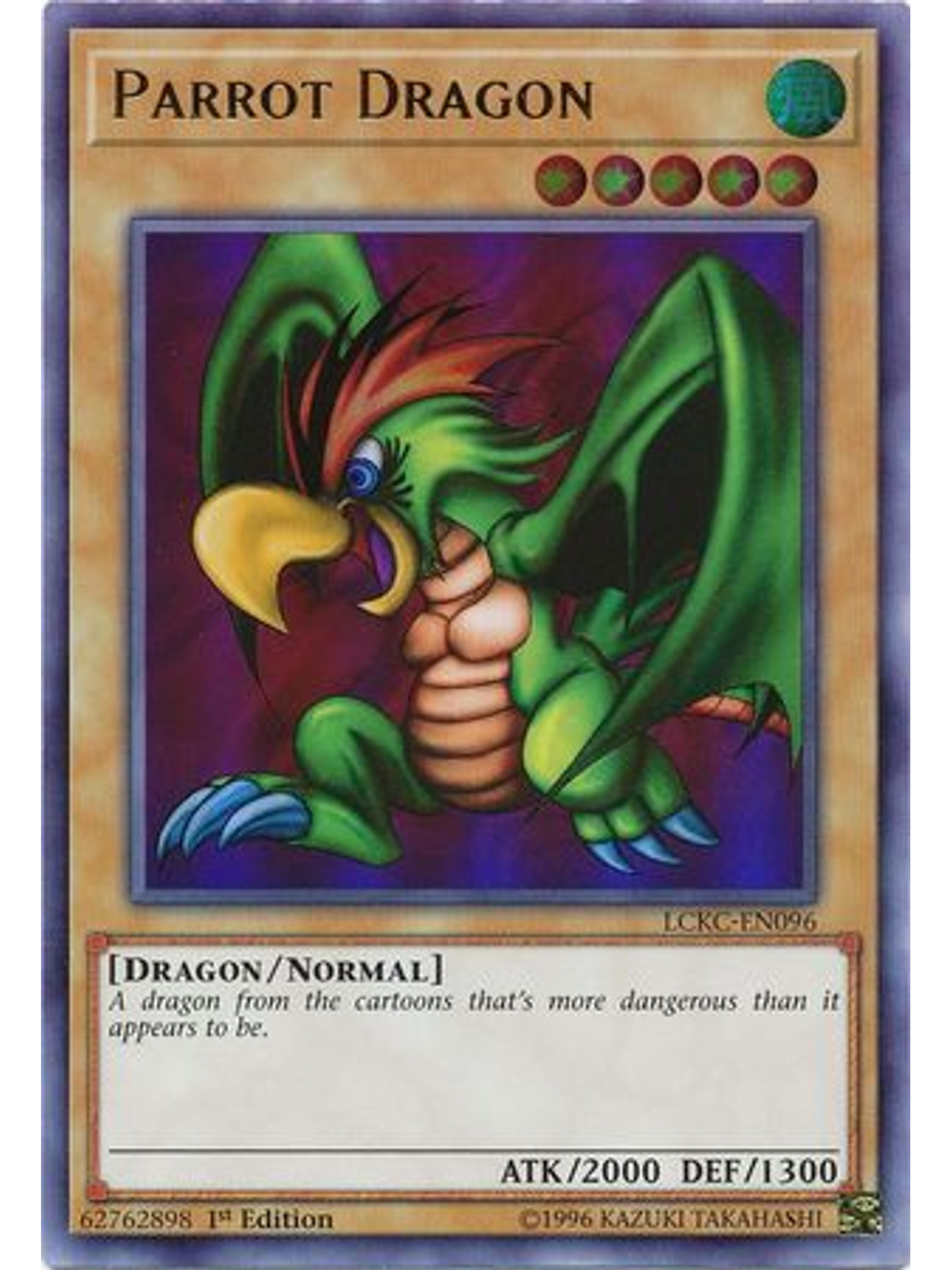 Parrot Dragon - LCKC-EN096 - Ultra Rare 1st Edition 1