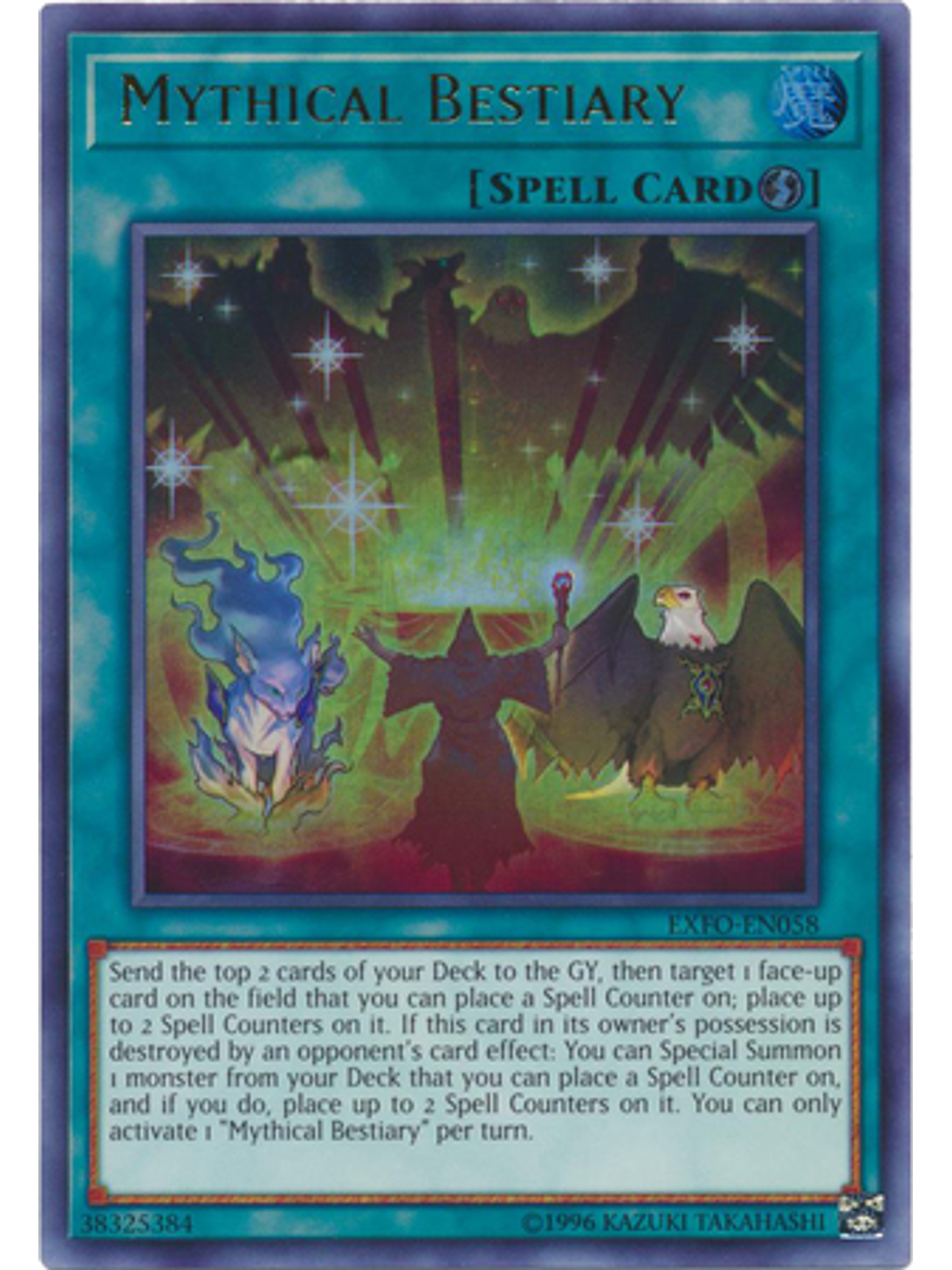 Mythical Bestiary - EXFO-EN058 - Ultra Rare Unlimited 1