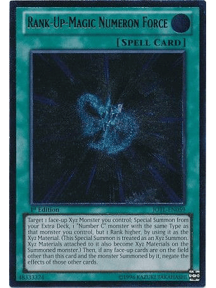 Rank-Up-Magic Numeron Force - JOTL-EN059 1st Edition - Ultimate Rare