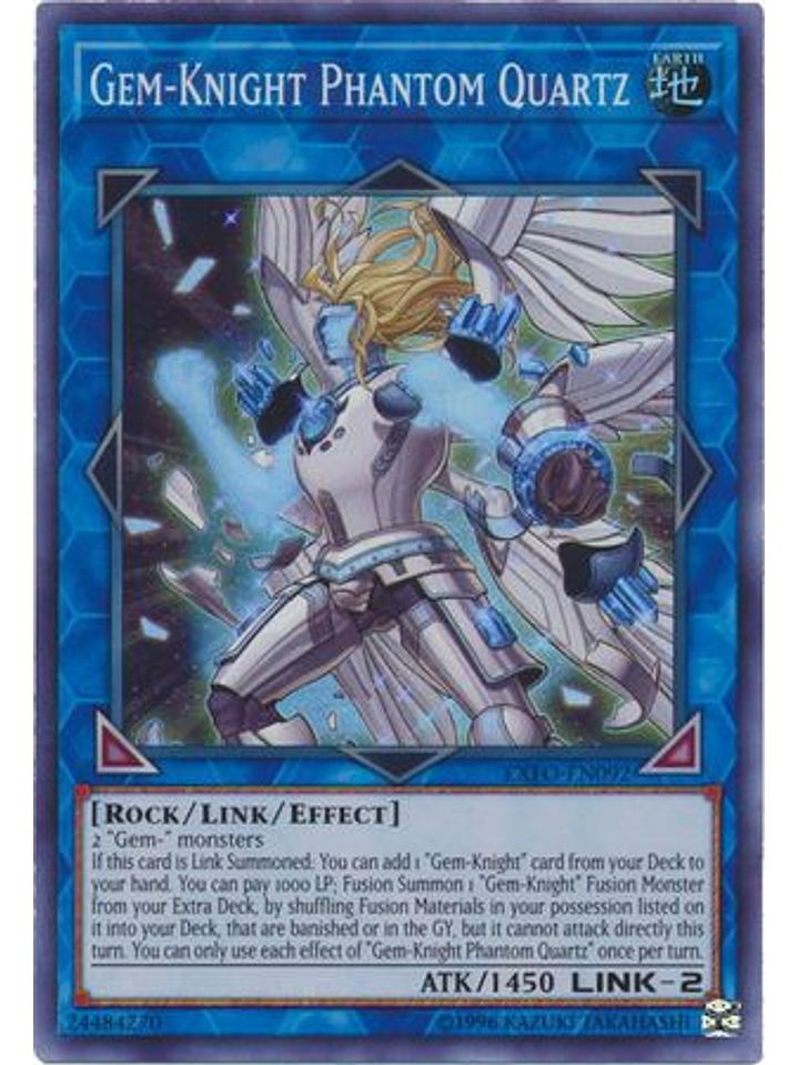 Gem-Knight Phantom Quartz - EXFO-EN092 - Super Rare Unlimited 1