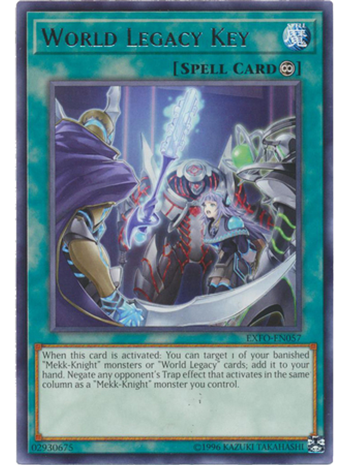 World Legacy Key - EXFO-EN057 - Rare Unlimited 1